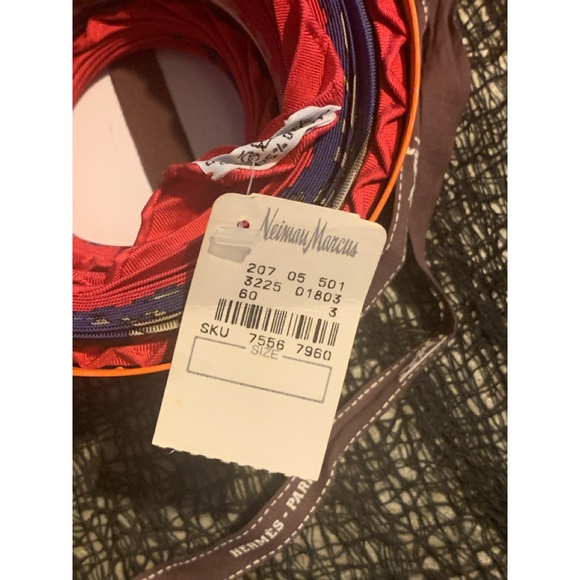 Hermès “Le Tarot” Carre Plisse Scarf R A R E!!! - Picture 7 of 13
